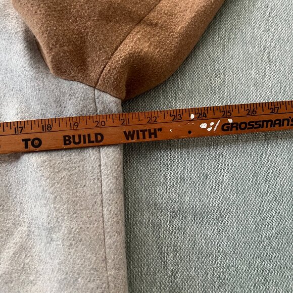 J CREW FACTORY COLOR BLOCK WOOL BLEND COAT SIZE 10 - Picture 7 of 9